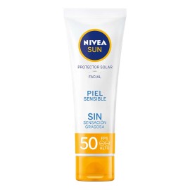 Protector Solar Facial Nivea Sun Piel Sensible Fps 50 50 Ml