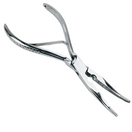 ADROIT Professional Stainless Steel Angled Needle Nose Fishing Pliers | 8 in | Great for Removing Hooks
