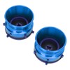1 Pair NAB Hub Adapters Polished Aluminum Alloy Universal Loading