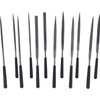 KS Tools 140.3050 Needle files set, 12 pcs, 145mm
