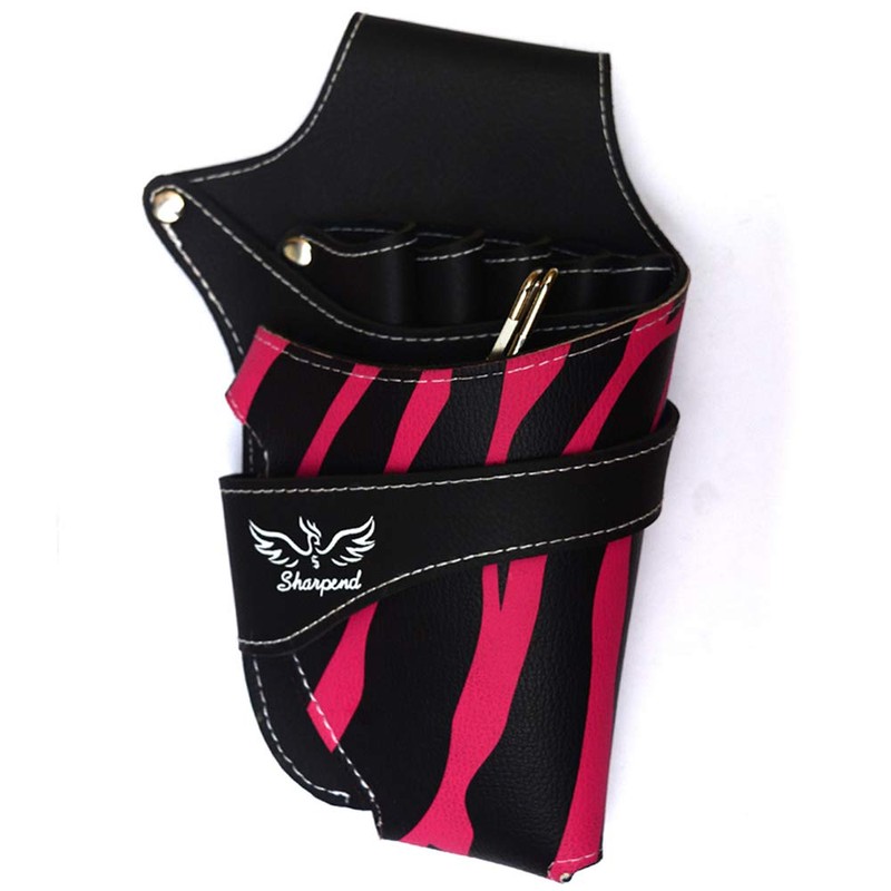 Hair Scissor Holster Pouch – Durable PU Leather with Detachable
