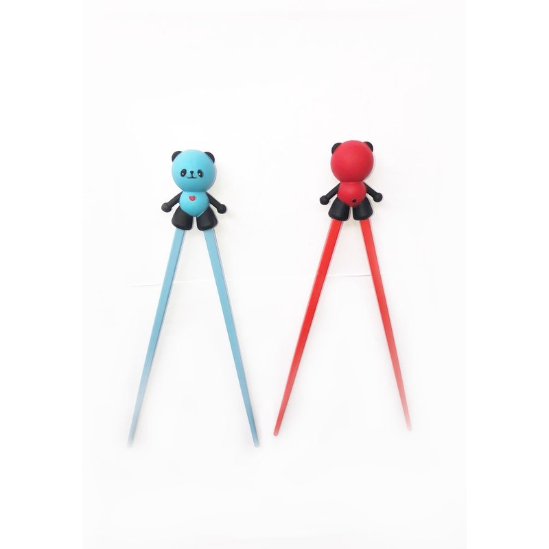 Carykon 3 Pairs Cute Tableware Detachable Learning Training Helper Chopsticks