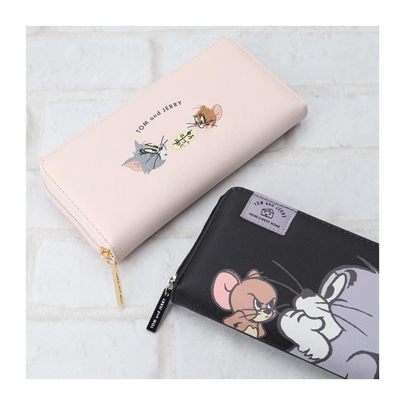 BACKYARD FAMILY Character Long Wallet Tom and Jerry Ashiya Blue