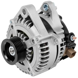 SCITOO Alternator Fits for Toyota for Camry 3.0L 2004-2006, for Camry 3.3L 2004-2006, for Highlander 3.3L 2004-2007, for Solara 3.3L 2004-2008 12V 150Amp High-output CW 6-Groove 13981 104210-3450