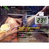 Digital Reptile Hygrometer Thermometer LCD Display, Temperature Humidity Meter Gauge