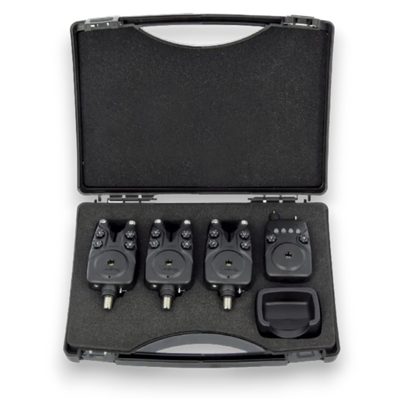 NGT Dynamic MK2 3pc Wireless Bite Alarms Carp Coarse Fishing