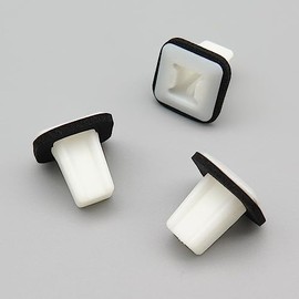 VVO Fasteners- Weiß Kunststoff-Clips. Radhausverkleidung und Kotflügel hinten. Kompatibel mit einigen Honda Civic, Jazz, CR-V, HR-V, (Packung mit 10 Clips)