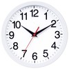 Rohioue - Reloj de pared moderno de 10 pulgadas, funciona