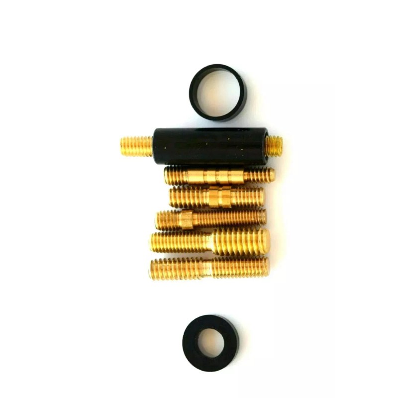 VMS 6 Inch Chrome Gold Spike Antenna for Ford F150