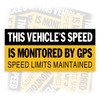 This Vehicle's Speed is Monitored by GPS | Bumper Sticker