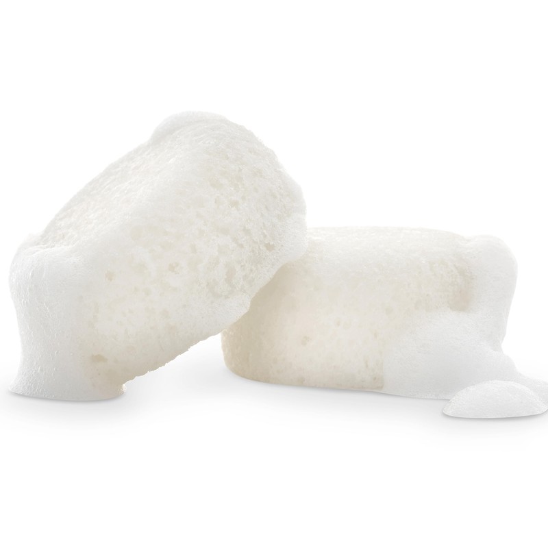 kai Body Buffer – 2 Count exfoliating Bath sponges with
