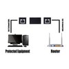 CERRXIAN Ethernet Surge Protector RJ45 Coupler Female to Female Network