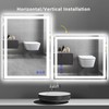 Yeeopp 32"x24" Vanity Mirror with Lights. Front & Backlit, LED