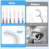 48 PCS Interdental Brushes – Portable Tooth Cleaning Tools for