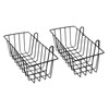Oiiwowi 2 Pack Wall Grid Panel Hanging Wire Basket,Grid Wall