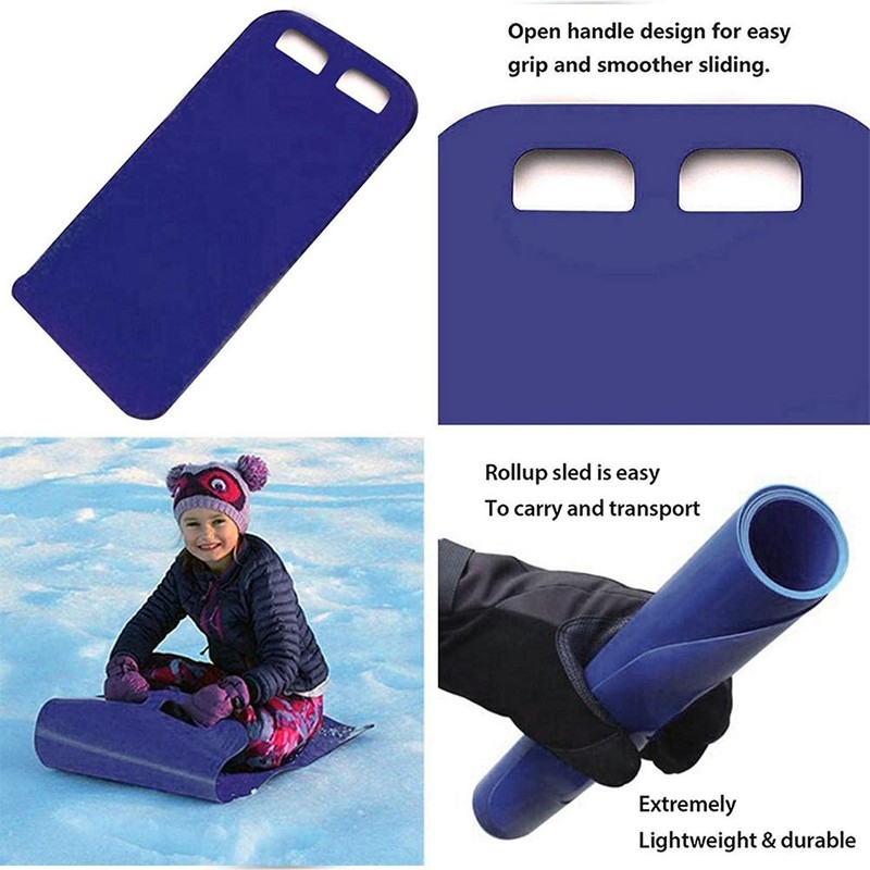 Sand Slide Winter Snow Sled Slidding Board Portable Lightweight Sand