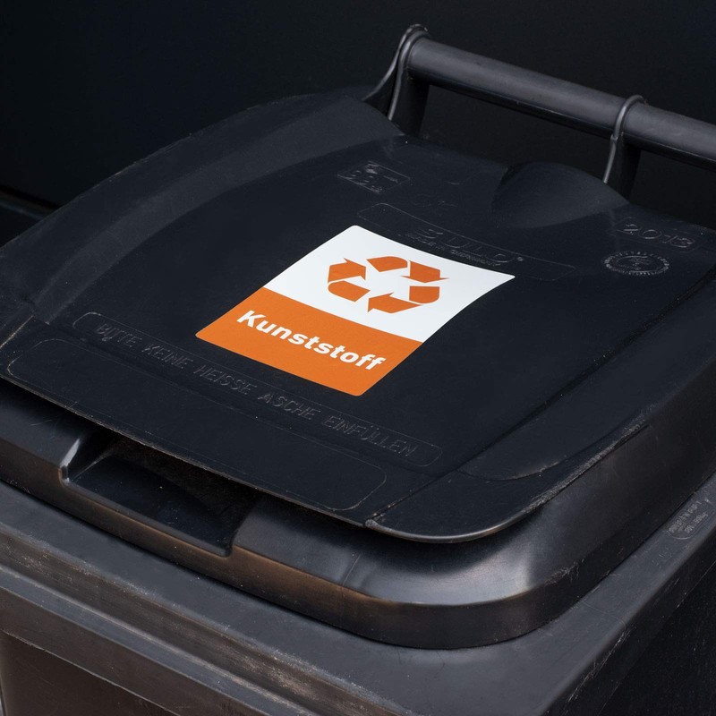 Recycling Sticker Set, Rubbish Waste Stickers, 8 Designs