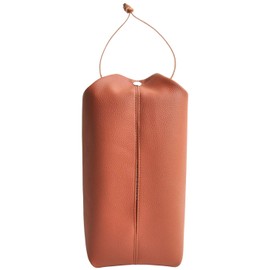 HIGH FIVE Tissue Case, Hanging, Genuine Leather, Strap, Car Supplies, Convenient Goods, 2-Way Wall Hanging, Horizontal Laying, Tissue Box, Tissue Cover, Hanging Vertically, Car Supplies, Living Room,