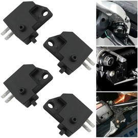 Brake Switches Right / Left Brake Light Switches Set of 4 Brake Switch Pads Motorcycle Parts Hydraulic Brake Switch Power Switch Universal Stop Switch Parts Brake Switch Stopper Bike Brake Switch Stopper (2 x Left+2 x Right)