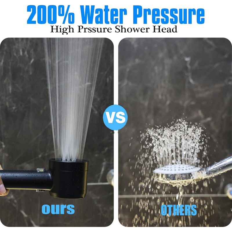 High Pressure Shower Head with Handheld,Shower Head with Filter with