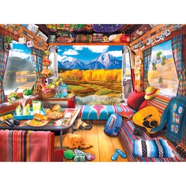 RoseArt - My Happy Place - Van Life - 750 Piece Jigsaw Puzzle for Adults