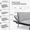 Futon Sofa Bed, Memory Foam Futon Convertible Couch Bed Sleeper,