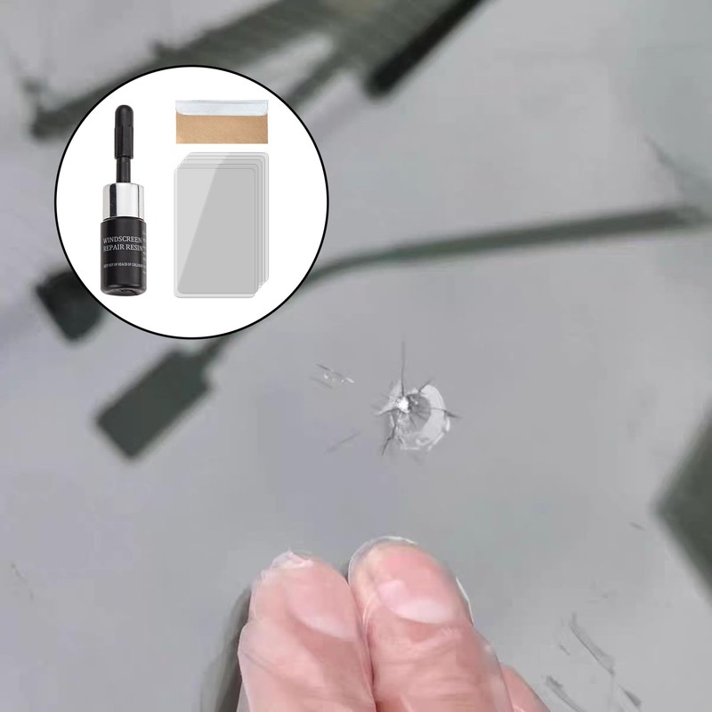Windschutzscheibe Reparaturset,Glas Reparatur Flüssigkeit,Glasreparaturflüssigkeit,Reparaturset Auto Windschutzscheiben,Windschutzscheibe Glass Repair,Scheibenreparatur Werkzeug Windshield,Autoglas