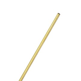 M METERXITY 300mm Brass Round Tube Outer Diameter 4mm Thickness 0.5mm H65 Brass Seamless Tube for Construction, Machining, DIY Craft Metal Straight Tube [0.16x0.02x11.8"]