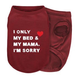 Stylish Cotton Dog Shirt with Print, Soft & Breathable, All-Season Comfort, Fits Most Breeds - Perfect Pet Apparel for Small, Medium, Large Dogs.red&s