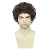 Traqur Short Curly Wig for Men,Pelucas Para Hombres,Buddy the Elf