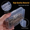 8-Piece Transparent Accessories Organizer - Square Mini Storage Box with