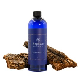 Sophia's Sandalwood Fragrance Lamp Oil Refills, Effusion Lamp Fragrance Oil for Redolere Lamps, Scented Lamp Oil for Fragrance Lamps, 16 Fluid Ounces of Catalytic Scented Oil Made in USA