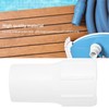 Swimming Pool Hose Cuff, White Skimmer Inlet Cuff End Vacuum