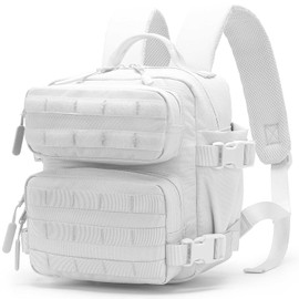 ONE WVW PIN 9L Mini Backpack for Women, 9L Small Hiking Backpack of Gym, Travel, Camping, White, Mini, 9l Backpack Mini