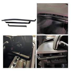 SR1 Performance C8 Corvette Carbon Fiber Interior Dash Trim Kit Upgrade Factory Finish - 3 Piece for 2020-2024 Corvettes