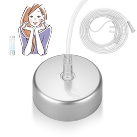 H2 Life Hydrogen Inhalation Cap Bottle Cap for Hydrogen Water Bottle Silver