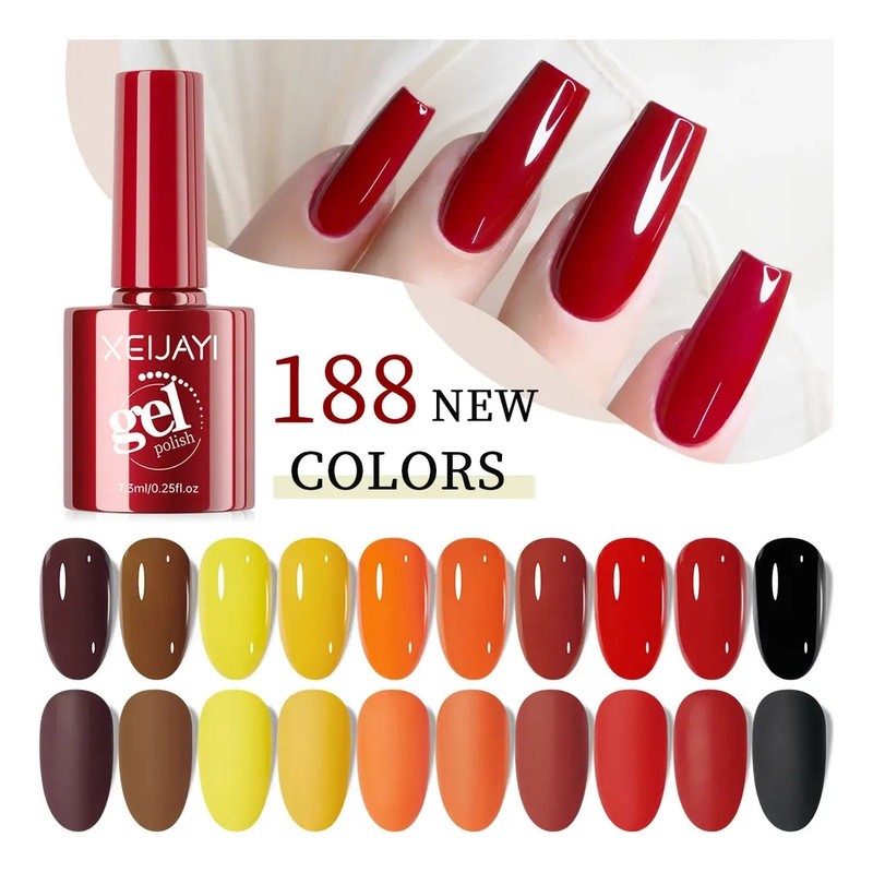 6 Pcs Gel Semipermanente Color Gel Esmalte De Uñas Esmaltes