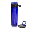 WOW GEAR 360 Double Walled Tritan Water Bottle, Blue, 20