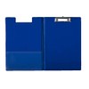 Esselte A4 Clipfolder with Cover, Rigid Plastic, Blue