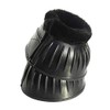 Rhinegold Fleece Trim Over-Reach Boot-Large-Black/Black