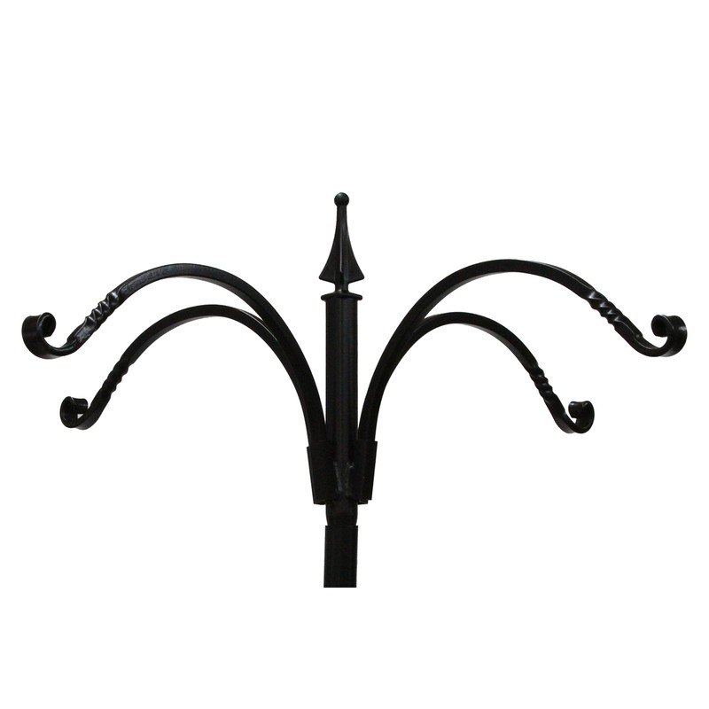 Kettle Moraine Bird Feeder Pole Set with Squirrel Baffle &