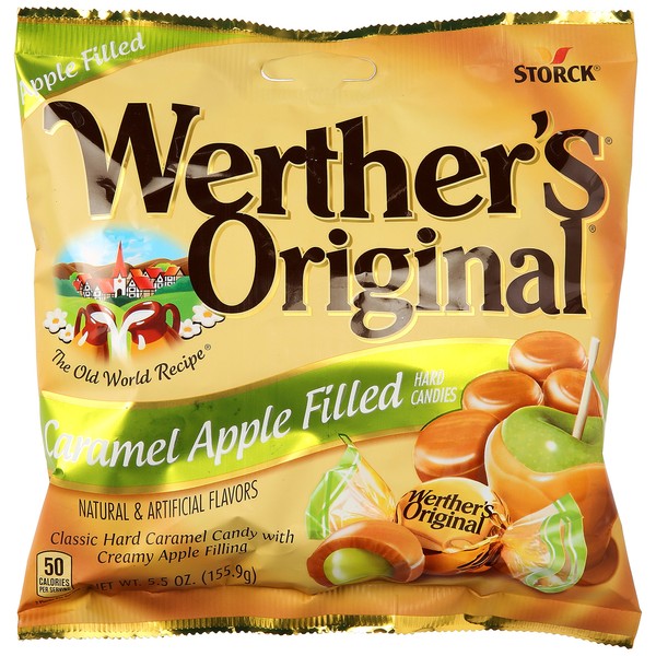Werthers Caramel Apple Filled Hard Candies, 5.5 oz