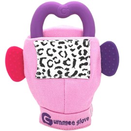 Gummee Glove Baby Teething Mitten - Detachable Teething Toy - Baby Teething Glove 3-9 Months - Premium Teething Glove - Teething Mitten for Babies - Teething Toys for Baby - Baby Gifts - Baby Toys
