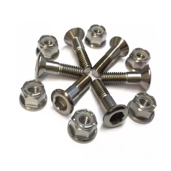 R.A.D. Titanium Sprocket Bolts and Nuts Pack Of 6 Kit