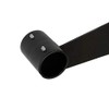 Prolinemax 12" Black Slatwall Hangrail Bracket Hold 1-1/4" Round Tube