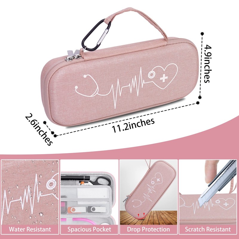 HESPLUS HESPLUS Stethoscope Case for MDF Acoustica/MD One, 3M Littmann