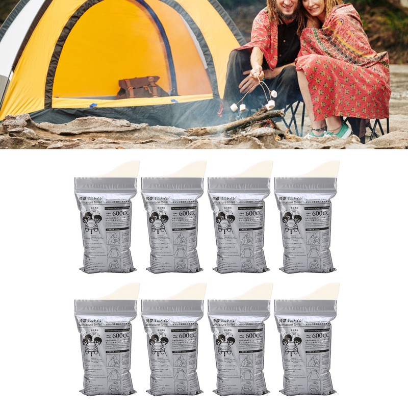 20 Pcs Disposable Urine Bag 600cc Unisex Strong Sealing High