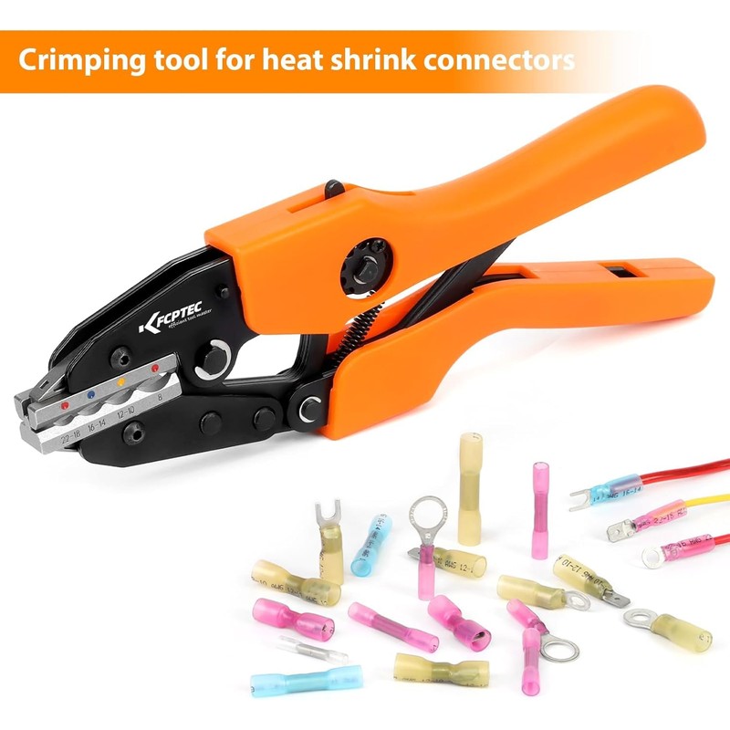 KF CPTEC Professional Heavy-Duty Ratcheting Crimping Tool – Adjustable for