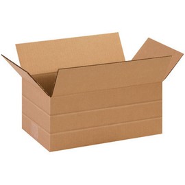 Aviditi MD1486R Multi-Depth Corrugated Cardboard Box 14 1/2" L x 8 3/4" W x 6" H, Kraft, for Shipping, Packing and Moving (Pack of 25)