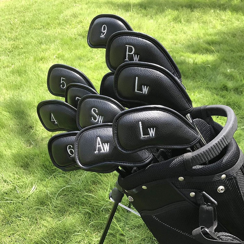 Vester Golf Club Protective Covers Golf Iron Covers Synthetic Leather